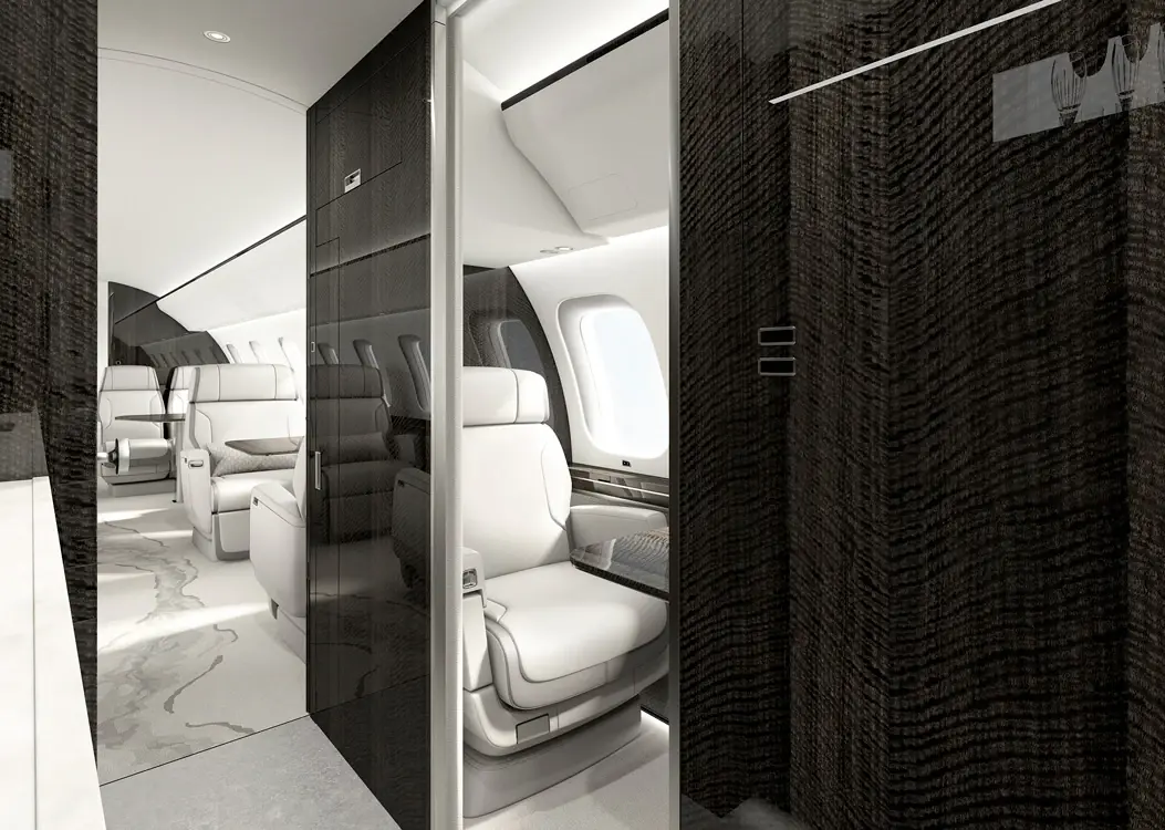 Global 7500 cabin interior