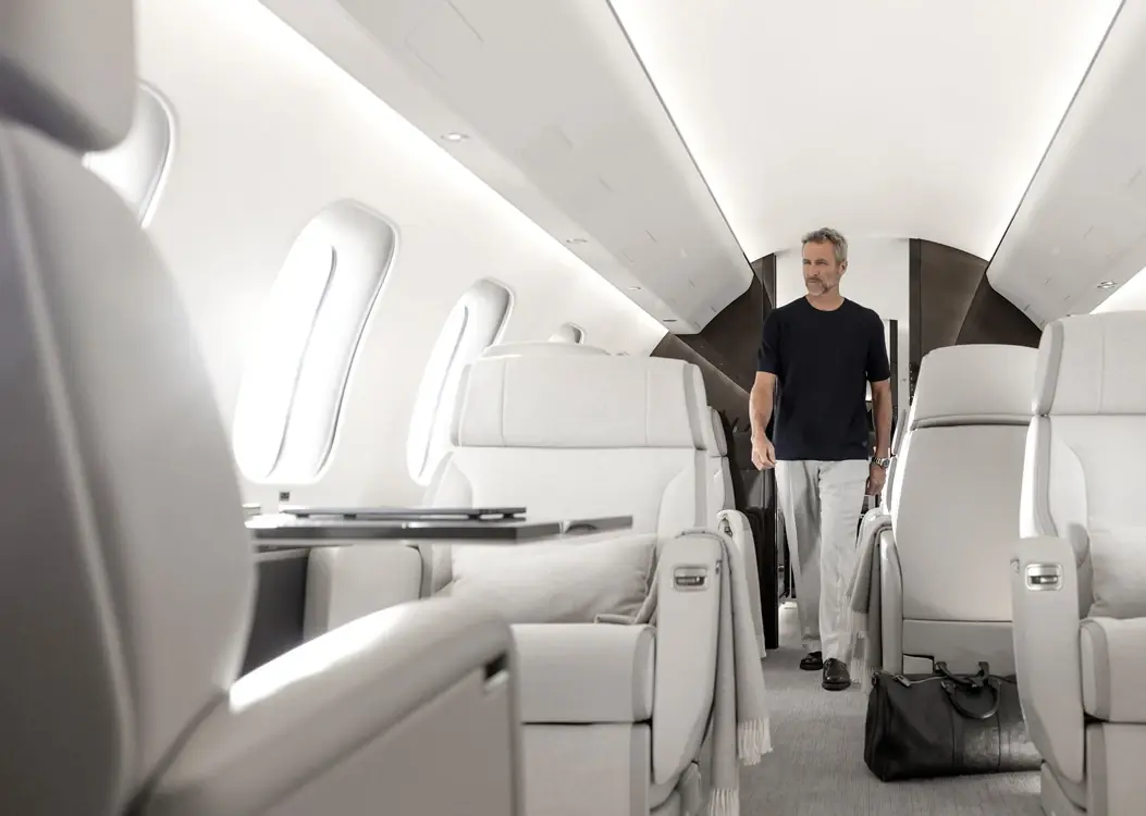 Global 7500 cabin interior