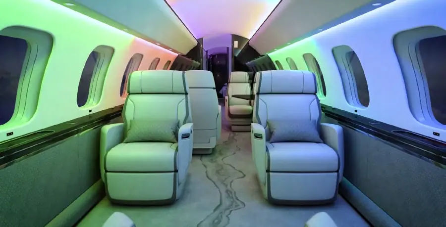 Global 7500 cabin interior