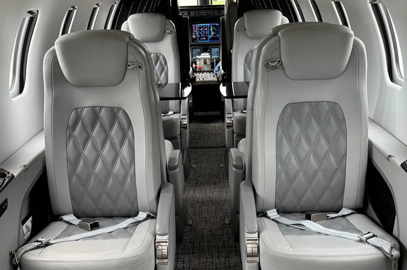 Learjet 75 cabin interior