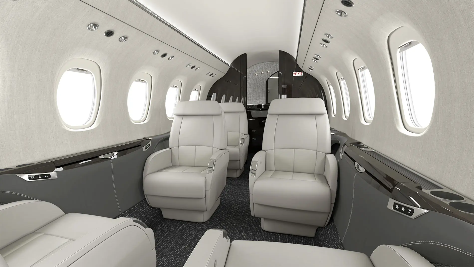 Citation Latitude cabin interior