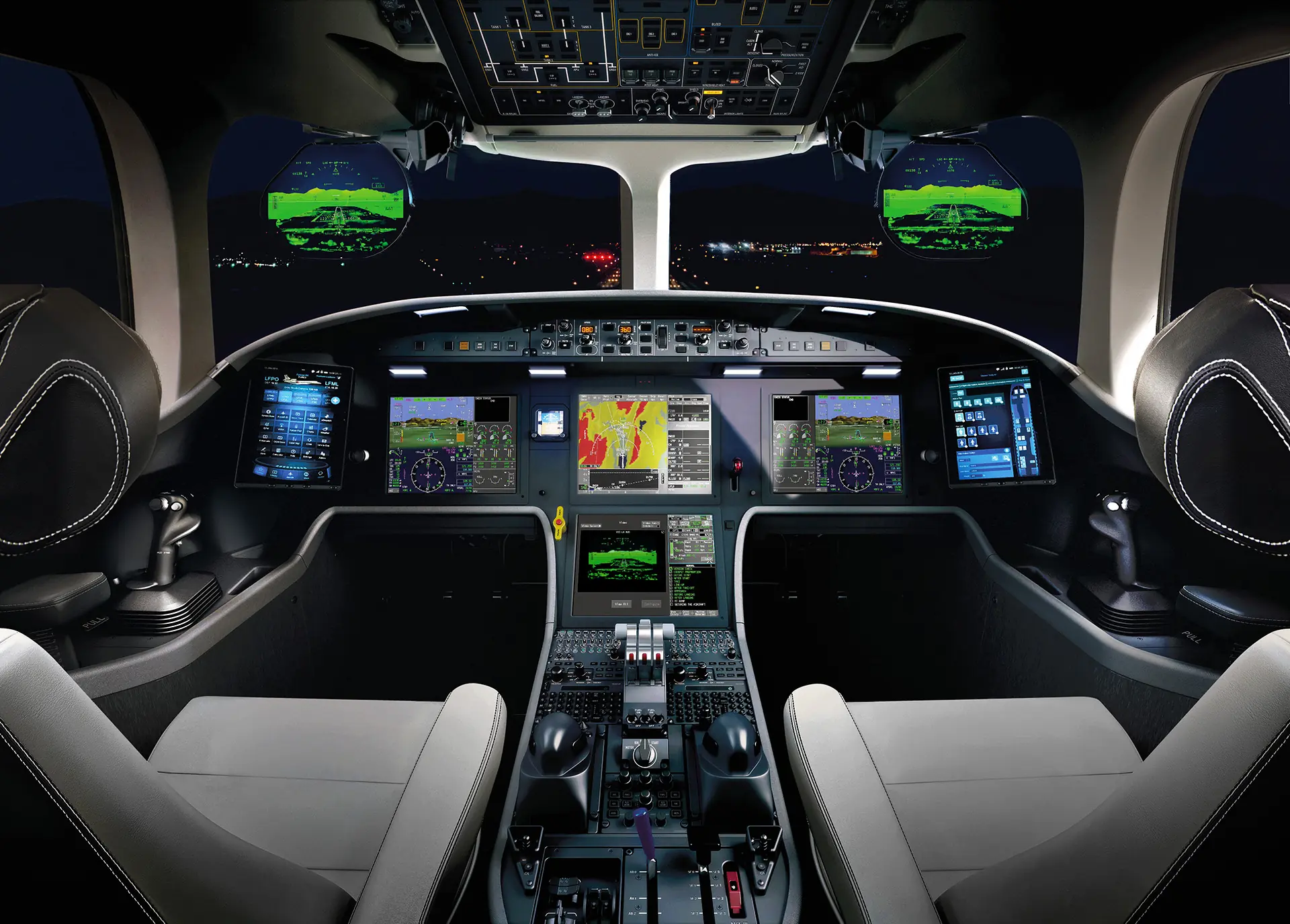 Falcon 8X cockpit