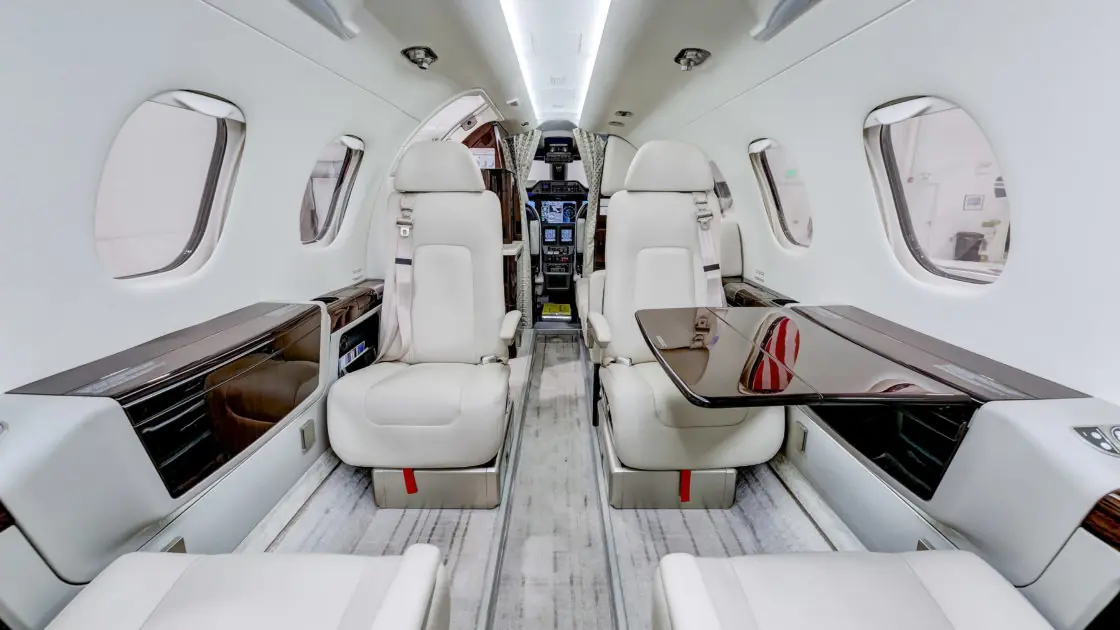 Phenom 300 cabin interior