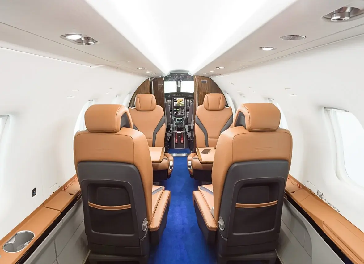 PC-12 NGX cabin interior