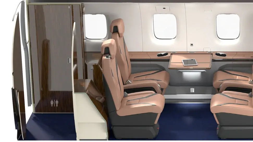 PC-12 NGX cabin interior