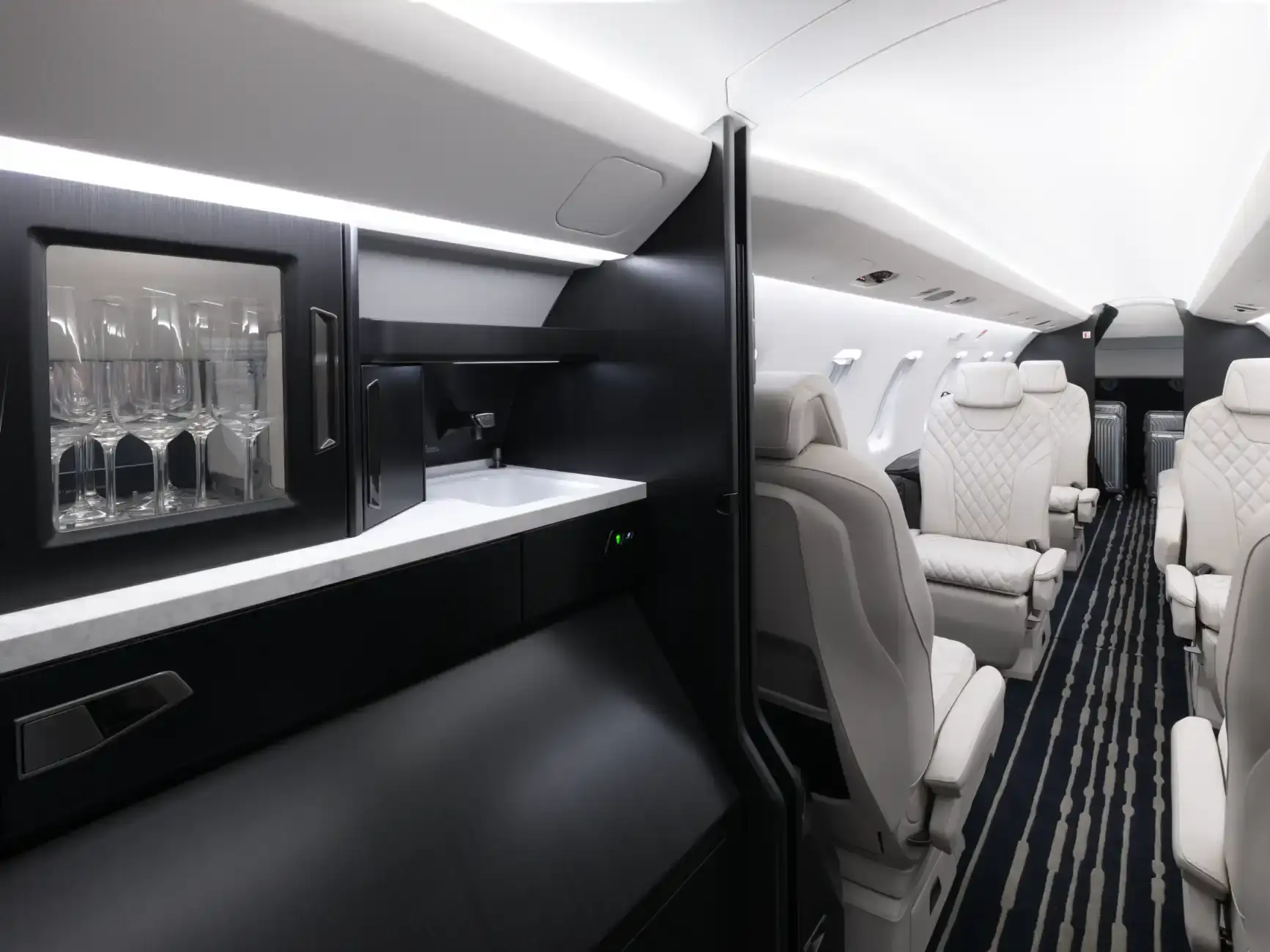 PC-24 cabin interior