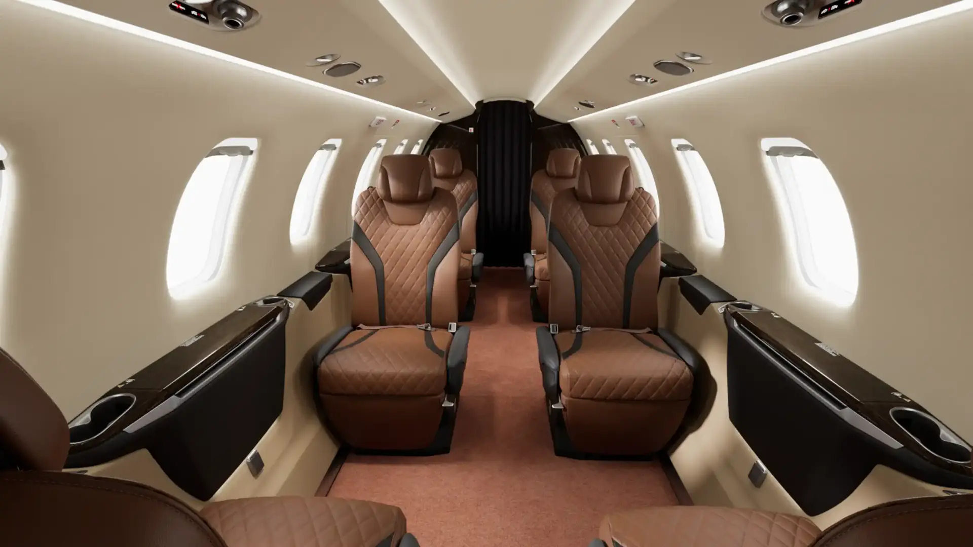 PC-24 cabin interior